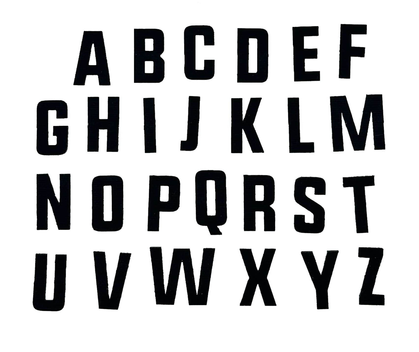 Alphabet Patch Pack