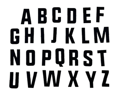 Alphabet Patch Pack